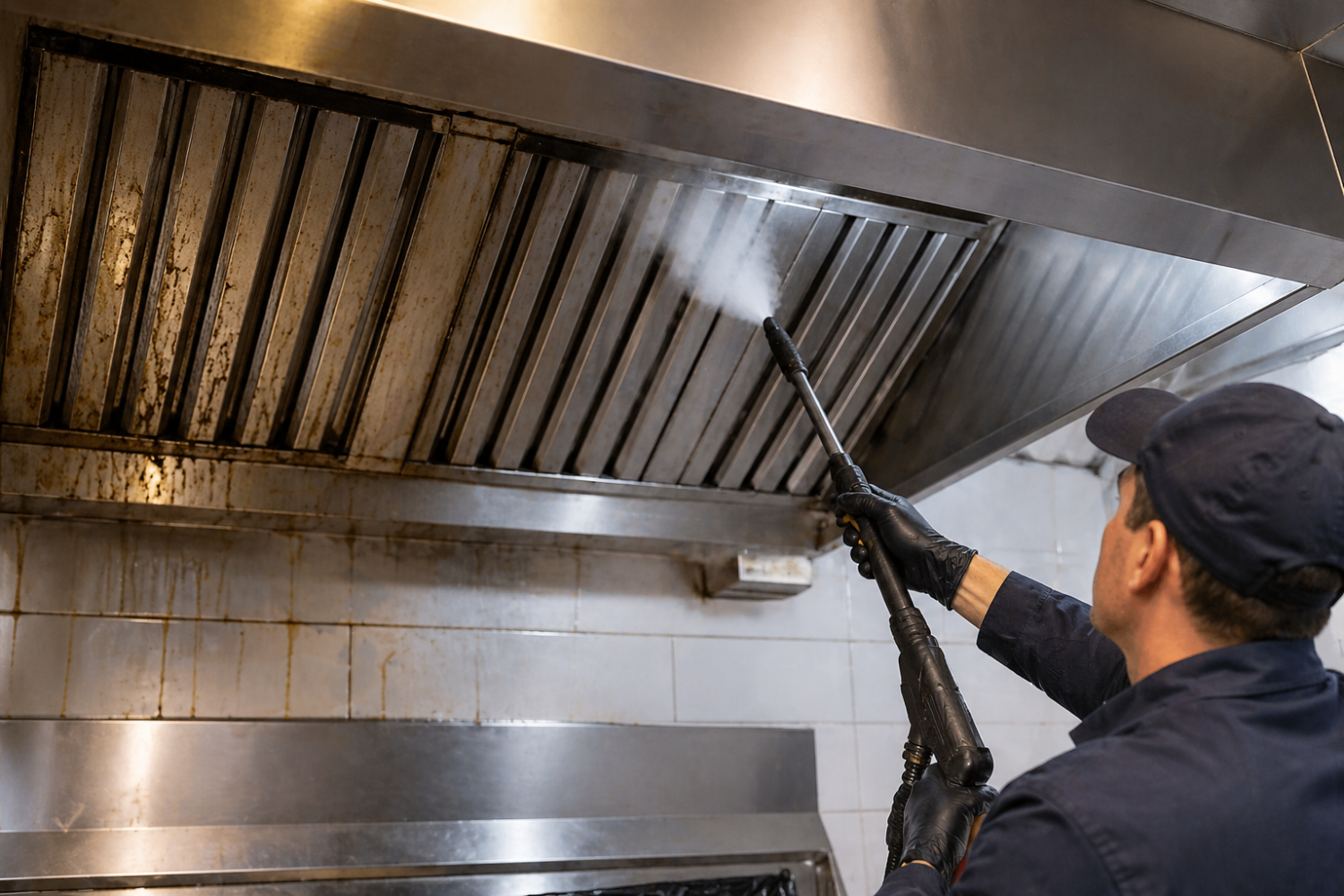Nettoyage et dégraissage de hottes de cuisine